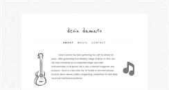Desktop Screenshot of devindamato.com